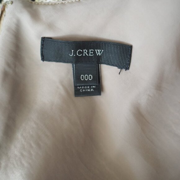 J Crew Black and Cream Chevron Panel Patterned Preppy Fitted Midi Dress Size 000 - Picture 9 of 16